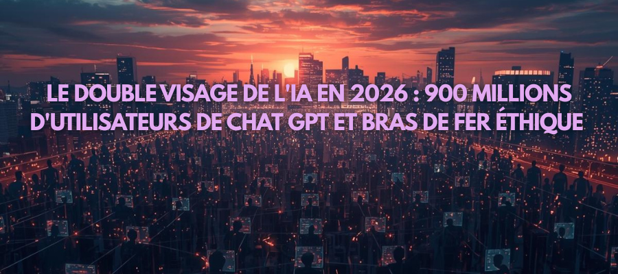 900 millions d'utilisateurs et bras de fer éthique : Le double visage de l'IA en 2026