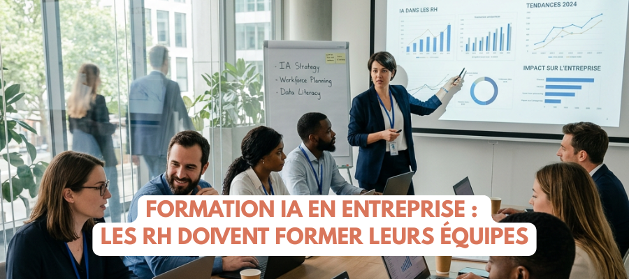 Formation IA en entreprise : les RH doivent former leurs équipes
